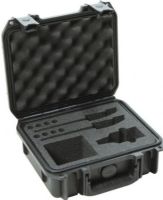 SKB 3i0907-4-SWK iSeries Military Standard Waterproof Sennheiser EW Wireless Mic System Case, 1.50" Lid Depth, 3.30" Base Depth, Molded-in hinges, Trigger release latch system, Rubber over-molded cushion grip handle, High-strength polypropylene copolymer resin, Resistant to corrosion and damage due to impact, Custom-cut foam to accommodate a Sennheiser SW Wireless System, UPC 789270993488 (3I0907-4-SWK 3I0907 4 SWK 3I09074SWK) 