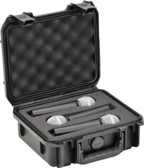 SKB 3i-0907-MC3 iSeries 0907 Waterproof Three Mic Case, 1.50
