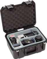 SKB 3i-1309-6DT iSeries DSLR Case with Think Tank Designed Photo Divider, 13.5" x 9.5" x 6.5" Interior Dimensions, Watertight/dustproof injection molded outer shell, Automatic ambient pressure equalization valve, Two Patented trigger latches, Two Metal reinforced locking loops, Nylex-wrapped closed cell fitted foam liner, Nylex-wrapped closed cell foam divider with 90° body bend, Heavy duty hook-and-loop tabs, 6 Nylon dividers, UPC 789270999008 (3I13096DT 3I 1309 6DT 3I-1309-6DT) 