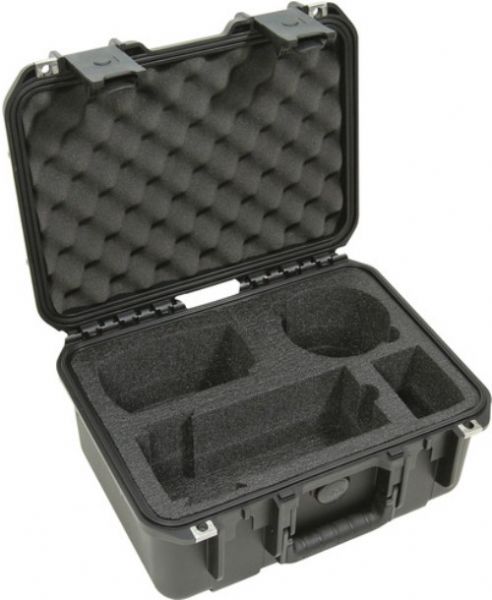 SKB 3i-13096SLR2 iSeries DSLR Pro Camera Case, Holds DSLR with 24-70mm f/2.8 Attached, Holds DSLR with 70-200mm f/2.8 Attached, Two Extra Lens Slots, Accessory Pocket, Gasketed, Waterproof, Airtight, Automatic Pressure Equalization Value, UV, Solvent, Corosion, Fungus-Resistant, Injection-Molded Polypropylene Resin, Trigger Release Latch System, Takes User-Supplied Lock/Molded-in Hinge, UPC 789270995017 (3I 13096SLR2 3I-13096SLR2 3I13096SLR2)