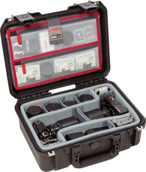SKB 3i-1510-6DL iSeries 1510-6 Case with Think Tank-Designed Photo Dividers & Lid Organizer, 15 x 10.5 x 6