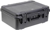 SKB 3i-1813-7B-C Injection Molded Waterproof Case - with Cubed Foam Interior, Top Handle Carry/Transport Options, Latch Closure Type, Polypropylene Materials, Interior Contents Cube/Diced Foam, 1 ft³ Interior Cubic Volume, 18.5" L x 13" W x 7" D Interior Dimensions, Continuous molded-in hinge for added protection, Snap-down rubber over-molded cushion grip handle, Air Transport Association category 1 rated, UPC 789270181373, Black Finish (3I18137BC 3I-1813-7B-C 3I 1813 7B C) 