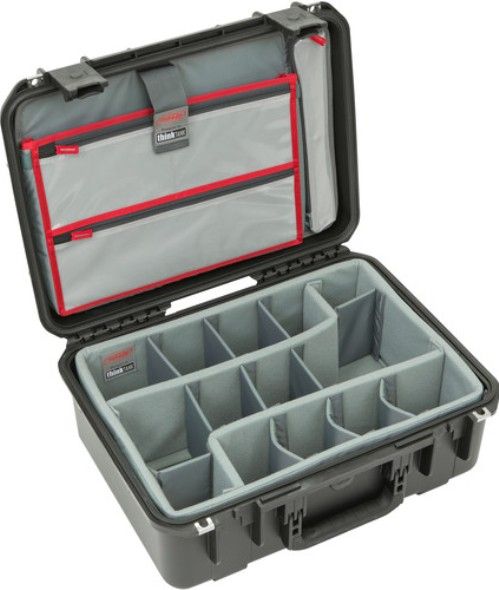 SKB 3i-1813-7DL iSeries 1813-7 Case with Think Tank Photo Dividers & Lid Organizer, 19.8