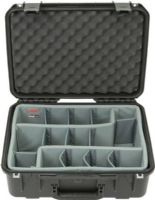 SKB 3i-1813-7DT iSeries 1813-7 Case with Think Tank Photo Dividers & Lid Foam, 19.8" x 15.5" x 7.9" Exterior Dimensions, 18.5" x 13" x 7" Interior Dimensions, Polypropylene Materials, Watertight, Dustproof Molded Outer Shell, Padded Insert & Touch-Fastening Dividers, Holds 2 Cameras, up to 7 Lenses & More, Latch Closure & Metal Locking Loops, Automatic Equalization Valve, Convoluted Foam under Lid, UPC 789270100169 (3I-1813-7DT 3I 1813 7DT 3I18137DT) 