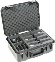SKB 3i-1813-7WMC iSeries Injection Molded Waterproof Case for Up to 8 Wireless Microphone System, For up to 8 Wireless Mics & Accessories, Waterproof Gasket Sealing, Custom 2-Layer Foam Interior, Accessory Compartments, Rubber Over-Molded Grip Handle, Trigger-Release Latches, Automatic Pressure-Equalization Valve, Polypropylene Copolymer Resin Exterior, 18.5 x 13 x 7"  Interior Dimensions, UPC 789270997905 (3I-1813-7WMC 3I 1813 7WMC 3I18137WMC) 