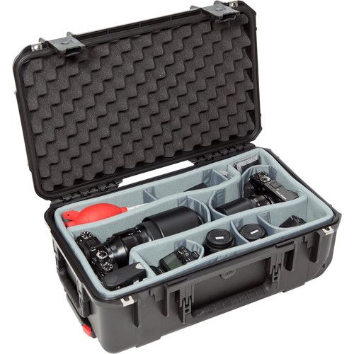 SKB 3i-2011-7DT iSeries 2011-7 Case with Think Tank Photo Dividers & Lid Foam, Polypropylene Materials, 21.9