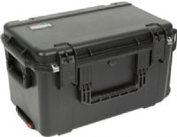 SKB 3i-2213-12BC iSeries 2213-12 Waterproof Wheeled Utility Case - with Cube Foam, 2" Lid Depth, 10" Base Depth, 22" L x 13" W x 12" D Interior Dimensions, Interior Contents Cube/Diced Foam, Molded-in hinge, Stackable design, Trigger-release latch system, Rubber-over-molded cushion-grip handle, Resistant to corrosion and impact damage, In-line skate-style wheels for easy transport, UPC 789270997455, Black Finish (3I221312BC 3I-2213-12BC 3I 2213 12BC) 