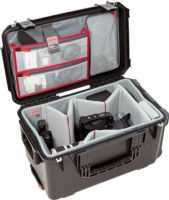 SKB 3i-2213-12DL iSeries 2213-12 Case with Think Tank Video Dividers & Lid Organizer, 2 Patented trigger latches, 2 Metal reinforced locking loops, 10" deep Nylex-wrapped closed cell form fitted foam liner, 4 Nylex-wrapped heavy duty hinged dividers, 6 Nylex-wrapped closed cell foam pads, 1 Nylex-wrapped heavy duty divider, Pull handle & wheels, Heavy duty hook-and-loop tabs, High contrast grey interior, UPC 789270999114 (3I-2213-12DL 3I 2213 12DL 3I221312DL) 