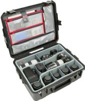 SKB 3i-2217-8DL iSeries 2217-8 Case with Think Tank Photo Dividers & Lid Organizer, 2 Cameras, up to 7 Lenses & More Holds, 2" Lid Depth, 8" Base Depth, 4 Patented trigger latches, 2 Metal reinforced locking loops, 13 Nylon dividers, Watertight/dustproof injection molded outer shell, Automatic ambient pressure equalization valve, Nylex-wrapped closed cell fitted foam liner, UPC 789270100206 (3I-2217-8DL 3I 2217 8DL 3I22178DL) 