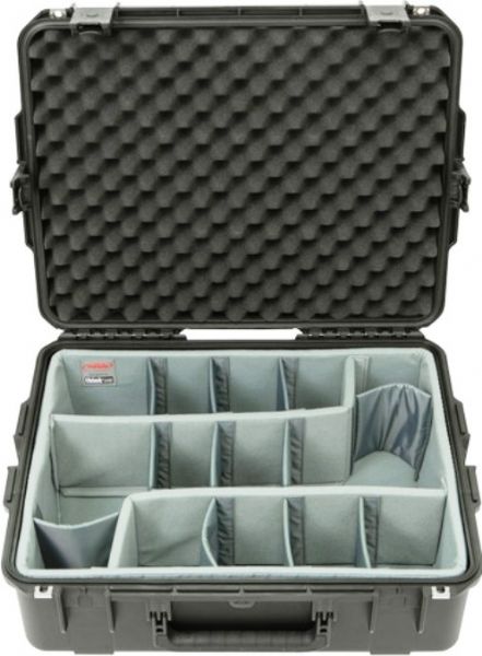 SKB 3i-2217-8DT iSeries 2217-8 Case with Think Tank Photo Dividers & Lid Foam, 2 Cameras, up to 7 Lenses & More Holds, 2
