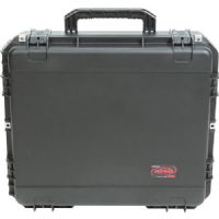 SKB 3i-2421-7BC iSeries 2421-7 Waterproof Case - with Cubed Foam, Latch Closure, Polypropylene Materials, Cube/Diced Foam Interior Contents, 5" Base Depth, 2" Lid Depth, IP67 IP Rating, 24.1" L x 21" W x 7" D Interior Dimensions, Side Handle, Telescoping Handle, Top Handle, Wheels Carry/Transport Options, Continuous molded-in hinge, Rubber over molded cushion grip handle, UPC 789270998490, Black (3I24217BC 3I-2421-7BC 3I 2421 7BC) 