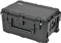 SKB 3i-2617-12BC iSeries 2617-12 Waterproof Case  - with Cubed Foam, Latch Closure Type, Polypropylene Materials,  Interior Contents Cube/Diced Foam, 2" Lid Depth, 10" Base Depth, 26.1" L x 17" W x 12" D Interior Dimensions, Top Handle, Side Handle, Telescoping Handle, Wheels Carry/Transport Options, Adaptable for TSA locks, Carrying handles on each end, Five patented "trigger release" Latches, UPC 789270994324, Black Finish (3I261712BC 3I-2617-12BC 3I 2617 12BC) 