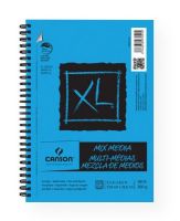 Canson 400037134 XL 5.5" x 8.5" Mix Media Pad (Side Wire); Heavyweight, fine texture paper with heavy sizing for wet and dry media; Erases well, blends easily; Side wire bound pads have micro-perforated true size sheets; Acid-free; 98 lb/160g; 5.5" x 8.5"; 60-sheet pad; Shipping Weight 0.66 lb; Shipping Dimensions 8.5 x 5.88 x 0.61 in; EAN 3148950070999 (CANSON400037134 CANSON-400037134 XL-400037134 ARTWORK) 