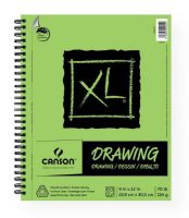 Canson 400054491 XL 9" x 12" Drawing Pad (Side Wire); Smooth surface; Manufactured with a surface sizing that allows the paper to be erased cleanly; Micro-perforated true size sheets; 70 lb/114g; Acid-free; Side wire bound pad; 60 sheets; 9" x 12"; Shipping Weight 1.41 lb; Shipping Dimensions 12.01 x 10.24 x 0.79 in; EAN 3148950099242 (CANSON400054491 CANSON-400054491 XL-400054491 ARTWORK) 