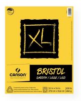 Canson 400061835 XL 11" x 14" Smooth Bristol Pad (Fold Over); Bright white bristol stock; Smooth surface is ideal for marker, pen, and ink; Fold over bound pad; 25-sheets; 100 lb/260g; Acid-free; 11" x 14"; Shipping Weight 1.74 lb; Shipping Dimensions 14.08 x 11.02 x 0.39 in; EAN 3148950105455 (CANSON400061835 CANSON-400061835 XL-400061835 ARTWORK) 