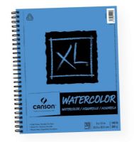 Canson 400068375 XL 9" x 12" Watercolor Pad (Side Wire); Canson XL Watercolor Papers features a cold press textured paper that works beautifully for a variety of techniques; The durable surface withstands repeated washes; Recommended for watercolor, acrylic, pen & ink, marker, colored pencil, pencil, charcoal, and pastel; Acid-free; 140 lb/300g; 30-sheets; Wire bound; 9" x 12"; Shipping Weight 2.01 lb; EAN 3148950112156 (CANSON400068375 CANSON-400068375 XL-400068375 ARTWORK PAINTING DRAWING) 