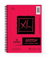 Canson 400077381 XL 5.5" x 8.5" Sketch Pad (Side Wire); Sketch paper with a medium tooth surface; Manufactured with a surface sizing that allows the paper to be erased cleanly; 50 lb/74g; Acid-free; 100 sheets; Side wire bound 5.5" x 8.5"; Shipping Weight 0.58 lb; Shipping Dimensions 2.2 x 1.37 x 0.54 in; EAN 3148950116918 (CANSON400077381 CANSON-400077381 XL-400077381 ARTWORK) 