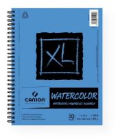 Canson 400077425 XL 7" x 10" Watercolor Pad (Side Wire); Canson XL Watercolor Papers features a cold press textured paper that works beautifully for a variety of techniques; The durable surface withstands repeated washes; Recommended for watercolor, acrylic, pen & ink, marker, colored pencil, pencil, charcoal, and pastel; Acid-free; 140 lb/300g; 30-sheets; Wire bound; 7" x 10"; Shipping Weight 1.21 lb; EAN 3148950112057 (CANSON400077425 CANSON-400077425 XL-400077425 ARTWORK) 