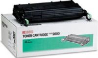 Ricoh 400394 Black Laser Toner Cartridge Type 2000 for use with Aficio AP2000 and AP2100 Printers, Up to 14000 standard page yield @ 5% coverage, New Genuine Original OEM Ricoh Brand, UPC 026649003943 (40-0394 400-394 4003-94)  