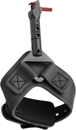 Scott Archery 4003BS Silverhorn Release-Buckle Strap-Black, An innovative string-loop release with a spring-loaded hook for quick and easy handling, Stainless steel and aircraft-grade aluminum construction ensures strength and durability, A wide roller sear results in an ultra smooth trigger pull, Forward, knurled trigger maximizes draw length, UPC 745167405243 (4003-BS 4003 BS)