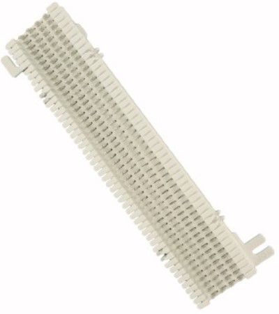 Leviton 40066-M50 Cross-Connect Split M Block (50-Pair), Compact design supports space-limited applications, Terminate 22-26 gauge solid insulated cable or 18-19 gauge solid stripped cable, Made of fire-retardant plastic material, Dimensions 10
