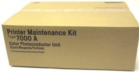 Ricoh 400879 Maintenance Kit Type 7000A for use with Aficio CL7000 Laser Printer, Up to 50000 standard page yield @ 5% coverage, New Genuine Original OEM Ricoh Brand, UPC 026649008795 (40-0879 400-879 4008-79) 