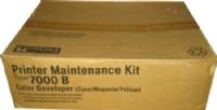 Ricoh 400961 Maintenance Kit Type 7000B for use with Aficio AP3800C, AP3850C, CL7000 and CL7000CMF Laser Printers, Up to 100000 standard page yield @ 5% coverage, Includes 3 Development Units consisting of one each Cyan, Magenta and Yellow, New Genuine Original OEM Ricoh Brand, UPC 026649009617 (40-0961 400-961 4009-61)  