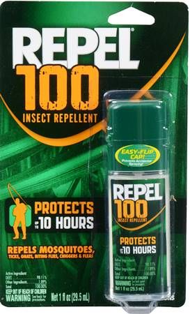 Repel 402000 Insect Repellent Pump Spray; 1 fl oz size; 98.11% DEET and 1.09 Other active ingredients; Up to 10 hours of protection; Complete protection from mosquitoes, ticks, gnats, chiggers, no-see-ums and biting flies; For use in areas of high infestation or prolonged periods of outdoor activity; UPC 011423004025 (40-2000 402-000 4020-00 HG-402000-3)