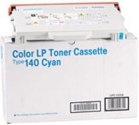 Ricoh 402071 Cyan Toner Cartridge Type 140, For Use with CL1000 & SP C210SF, 6500 prints @ 5% coverage, New Genuine Original OEM Ricoh Brand, UPC 026649020711 (402-071 402 071)  