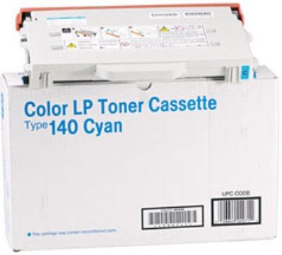 Ricoh 402071 Cyan Toner Cartridge Type 140, For Use with CL1000 & SP C210SF, 6500 prints @ 5% coverage, New Genuine Original OEM Ricoh Brand, UPC 026649020711 (402-071 402 071) 