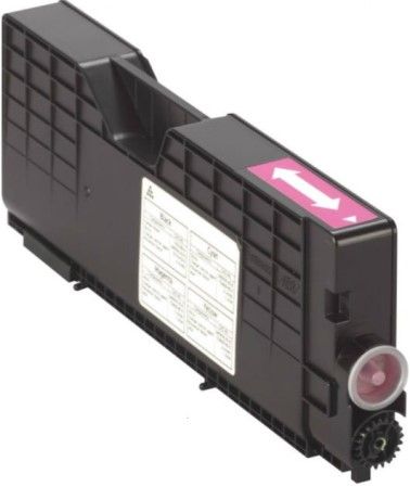 Ricoh 402554 Magenta Toner Cartridge for use with Aficio CL3500 CL3500dn CL3500N, Gestetner C7521dn C7521n, Lanier LP221C LP222cn and Savin CLP22 Laser Printers; Up to 6000 standard page yield @ 5% coverage; New Genuine Original OEM Ricoh Brand, UPC 026649024467 (40-2554 402-554 4025-54) 