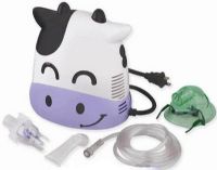 Mabis 40-269-000 Margo Moo Pediatric Compressor Nebulizer, Child friendly nebulizer, Lightweight and compact size, Built in carrying handle, Nebulizer kit with 7 feet of tubing included, Comfortable angled mouthpiece, Pediatric face mask (40269000 40 269 000 40-269) 
