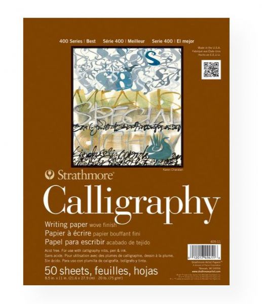 Strathmore 405-11 Series 400 Tape Bound Calligraphy Pad 8.5