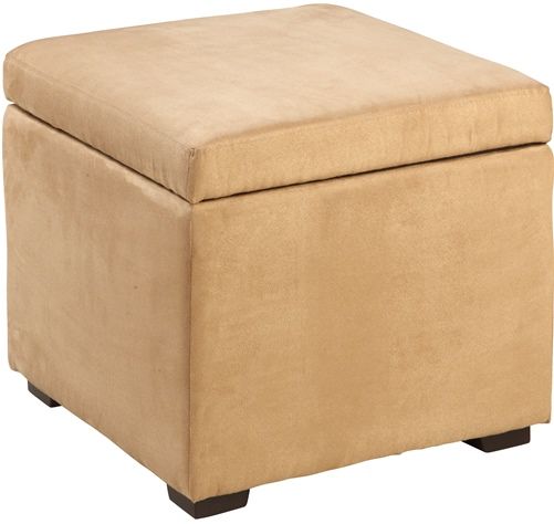 Linon 40520BGE-01-AS Beige Judith Ottoman with Jewelry Storage, Ideal for added bedroom or closet storage, Plush cushioned top and a beige microfiber upholstered exterior, Once the lid is lifted, ample interior storage space is revealed, Single black jewelry tray inset lifts out allowing you to keep your jewels stored out of sight, UPC 753793920207 (40520BGE01AS 40520BGE01-AS 40520BGE-01AS)