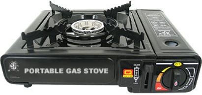 Natures Quest 40523 Portable Gas Stove, Automatic safety shut-off, Enamel pot/pan holder, Convenient carry case, Lightweight for portability, Windshield to protect flame, Automatic ignition, High heat output (40523 40-523 40 523)