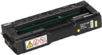 Ricoh 406044 Yellow Toner Cartridge for use with Aficio SP C220, SP C221, SP C222 and SP C240SF Printers; Up to 2300 standard page yield @ 5% coverage; New Genuine Original OEM Ricoh Brand, UPC 026649060441 (40-6044 406-044 4060-44)  