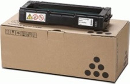Ricoh 406344 Black Toner Cartridge for use with Aficio SP C231N, SP C231SF, SP C232DN, SP C232SF, SP C310, SP C311N, SP C312DN, SP C320DN, SP C242DN and SP C242SFPrinters; Up to 2500 standard page yield @ 5% coverage; New Genuine Original OEM Ricoh Brand, UPC 026649063442 (40-6344 406-344 4063-44) 