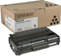 Ricoh 406464 Black Toner Cartridge for use with Aficio SP 3400SF, SP 3410SF, SP 3500N, SP 3510SF, SP 3400N, SP 3410DN, SP 3500N and SP 3510DN Printers; Up to 2500 standard page yield @ 5% coverage; New Genuine Original OEM Ricoh Brand, UPC 026649064647 (40-6464 406-464 4064-64)  