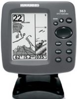 Humminbird 4065301 model 363 Combo Fish Finder and GPS Chartplotter, 4" Diagonal Display Size, 320V x 240HDisplay Matrix, 16 Level Grayscale FSTN LCD Display Type, 300 Watts of Power Output, 2400 Watts of Power Output, 200kHz & 83kHz  Operating Frequency, 1000 ft of Depth Capability (406-5301 406 5301 4065301 363) 