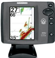 Humminbird 4065701 model 777C2 Fish Finder, 5" Diagonal Display Size, 640V x 480H Display Matrix, 256 Color TFT, Sunlight Viewable, Hemispherical Viewing Display Type, 500 Watts Power Output, 4000 Watts Power Output, 83/200kHz of Operating Frequency, 1500 ft of  Depth Capability, Tilt & swivel quick disconnect mount system or optional in-dash mount (4065701 406-5701 406 5701 777C2 777 C2) 