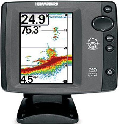 Humminbird 4067401 model 747c Color Fish Finder, 5