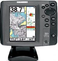 Humminbird 4067501CHO model 757c Combo Color Fish Finder and GPS Chartplotter, without Transducer, Full-featured fish finder and 16-channel WAAS GPS receiver with chartplotting, 5-inch, TFT LCD display with 320 x 240 pixels of resolution in 256 colors for enhanced separation, 60-degree, and 20-degree beam for both fish location better bottom definition to 1,500 feet (4067501CHO 406-7501CHO 4067 501CHO 4067501-CHO 757c) 