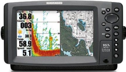 Humminbird 4067901 model 957c Combo Color Fish Finder and GPS Chartplotter, 8