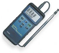 Extech 407123-NIST Heavy Duty Hot Wire Thermo-Anemometer with NIST Certificate, Telescoping probe ideal for measuring in HVAC ducts and other small vents; extends up to 4ft long, Built-in RS-232 PC serial interface for connection to PC, Alternative to 407117 407117NIST (407123NIST 407123 NIST 407-123 407 123) 