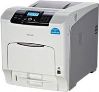 Ricoh 407198 Aficio SP C431DNHT Healthcare Optimized Color Laser Printer; Offers full-color and monochrome print speeds of 42 pages-per-minute; Rip through files faster with the high-performance 600MHz CPU and vast megabytes of memory; Get full-color first prints in as little as 15 seconds; Warm up time Less than 50 seconds; UPC 026649071980 (40-7198 407-198 4071-98 SPC431DNHT SP-C431DNHT)  