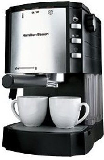 Hamilton Beach 40729 Espresso/Cappuccino Maker with Pod Holder, Powerful 15 bar pump, No-fuss frother Easy-fill reservoir  (40 729 40-729 40729 Machines Machine Makers)  