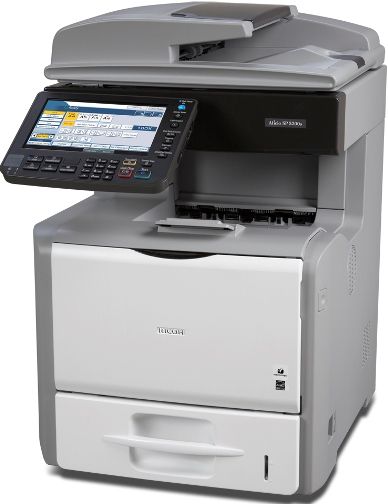 Ricoh 407570 Ricoh Aficio SP 5200SG Black & White Multifunction (Copy, Print, Scan, Fax); Trade Agreement Acts (TAA) Compliant; 47-ppm Print Speed (Letter); 7.5 seconds or less First Print Speed; Copy Resolution 600 x 600 dpi via Platen Glass, 600 x 300 dpi via ARDF; Print Resolution 1200 x 600 dpi, 600 x 600 dpi, 300 x 300 dpi; UPC 026649075704 (40-7570 407-570 4075-70 SP5200SG SP-5200SG) 