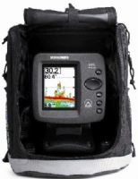 Humminbird 407700-1 Model 345c Portable Fishfinder Sonar Only, 3.0" Diagonal Display, Display Pixel Matrix 320V x 240H, DualBeam 200/83KHz sonar with 300 Watts RMS and up to 2400 Watts PTP power output, Depth 1000 ft., Standard XPT-9-20-T Transducer, Freeze Frame with the ability to Mark Structure on Sonar (4077001 407700 1 40770-01 4077-001 407-7001 345-C 345) 