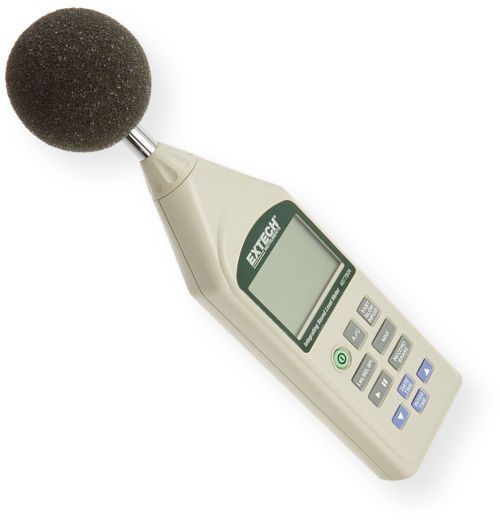 Extech 407780A-NIST Integrating Sound Level Meter with USB; NIST compliance; 4 digit multifunction LCD with analog bargraph; Precise linearity over wide range 100 dB; Display modes SPL, SPL MIN MAX, SEL, and Leq; Programmable integrating time; A and C Frequency weighting; Impulse Fast Slow response settings; UPC 793950417812 (407780ANIST 407780A-NIST SOUND-407780A-NIST EXTECH407780A-NIST EXTECH-407780A-NIST EXTECH-407780ANIST)