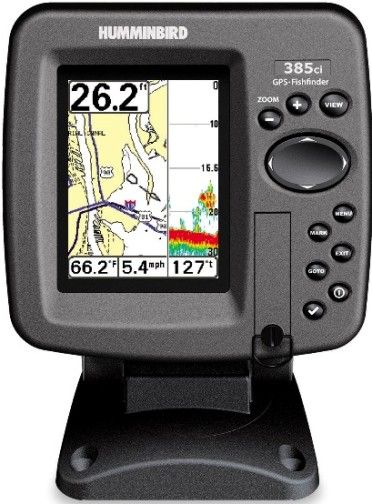 Humminbird 407880-1 Model 385ci Combo Fishfinder GPS System, 3.5